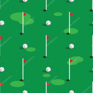 Affiche de compétition de golf